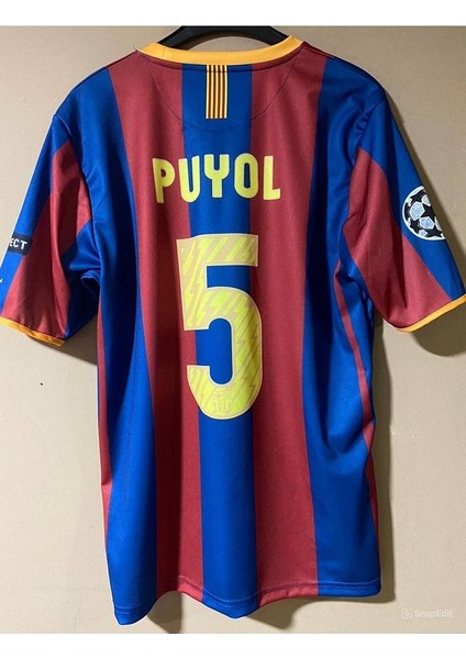 Retro Nostalji Puyol 5 2010/11 Sampiyonlar Ligi Nostalji Forması
