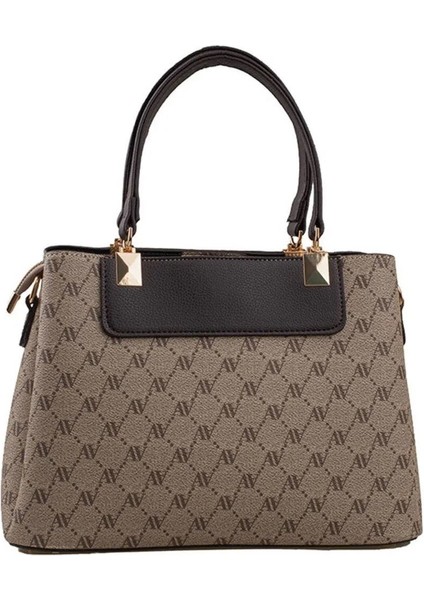 Kadın Omuz Çanta Klasik 206 Vizon Noktalı