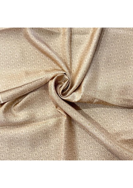 Tivil Monogram Ipek Şal 41407-CAMEL