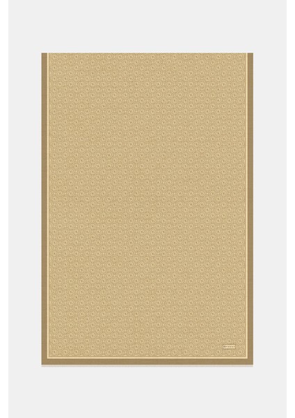 Tivil Monogram Ipek Şal 41407-CAMEL