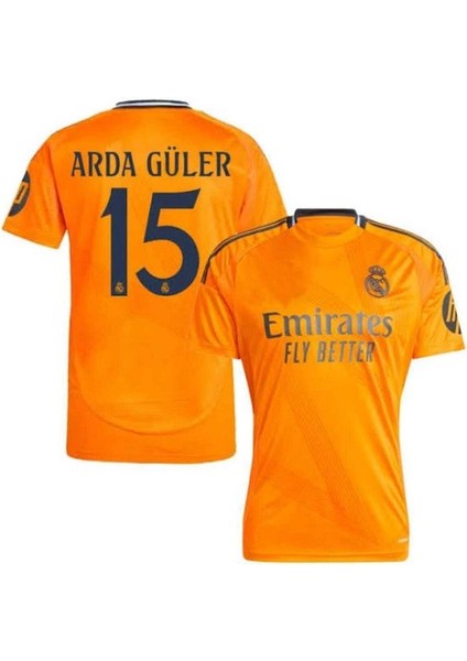 R.e.a.l.m.a.d.r.i.d 2024/25 Yeni Sezon A.r.d.a.-G.ü.l.e.r Deplasman Forması (Orange)