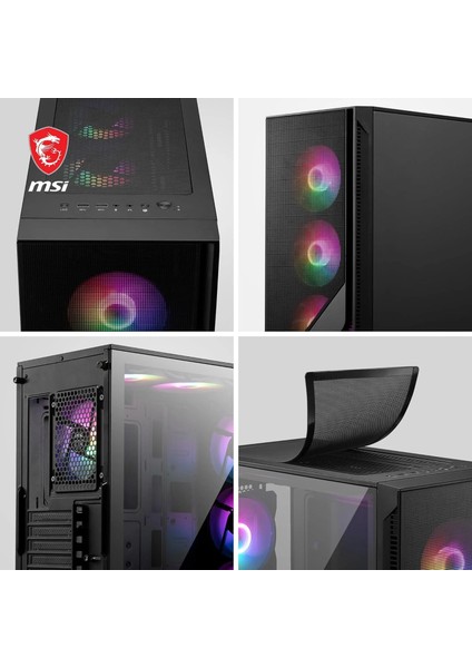 S01D RTX5000 Gaming I5 14400F 32 GB Ddr5 Ram 1 TB SSD Gen4 RTX5060 8 GB 27" 180Hz. H610 Oyuncu bilgisayarı