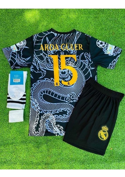 R.e.a.l.m.a.d.r.i.d 2024/25 Yeni Sezon A.r.d.a.-G.ü.l.e.r Dragon Desenli Konsept Forması 4'lü Set