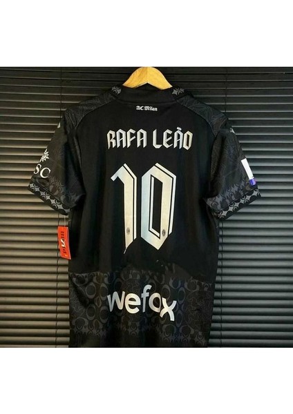 A.c M.i.l.a.n 2023/24 Yeni Sezon Rafa Leao Alternatif Forması (Black Thırd Shırt)