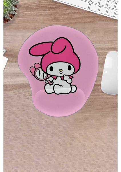 Damla, Bilek Destekli Konforlu Mousepad, Bilgisayar Laptop Aksesuarı, Bilgisayar Faresi Pedi