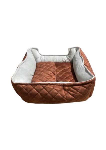Kedi Köpek Yatağı Yıkanabilir Elyaf Dolgulu Yumuşak ve Konforlu 50X35X15CM modelleri