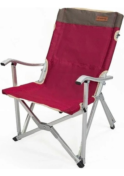 Dachuan Katlanır Kamp Sandalyesi Bordo