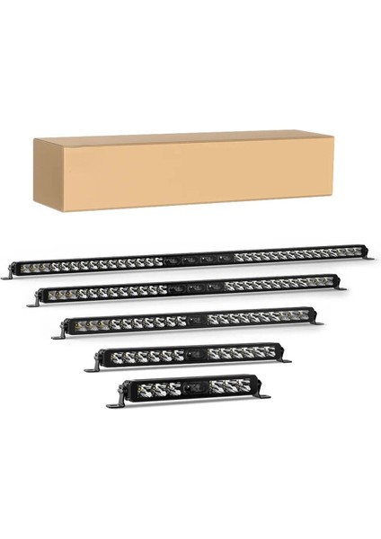 105 cm Off Road LED Bar Kırmızı Pozisyon Lambalı Tampon Tepe Panjur Içi Kaput Çalışma - Premıum Ürün fiyatları