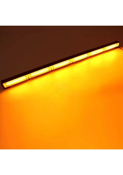 Turuncu Tepe Çakar Bar LED 90CM 12-24V Off Road Çekici Traktör Ikaz Lambası Çakar 17 Modlu fiyatları