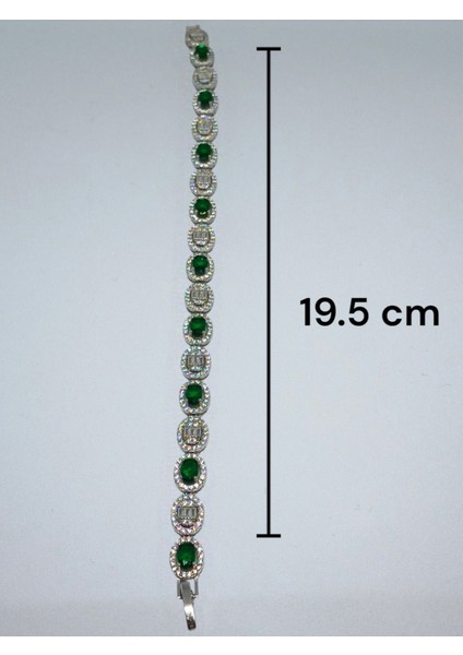 925 Ayar Gümüş Taşlı Bileklik - Zarif Tasarım ve Şıklık (13,50 Gr.) fiyatları