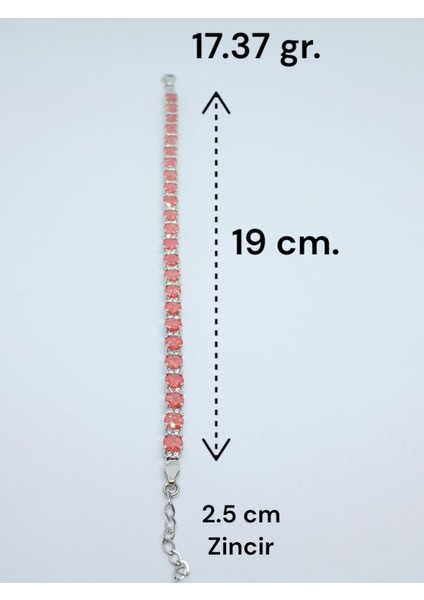Simli Taşlı 925 Ayar Gümüş Bileklik – Şık ve Parlak Tasarım modelleri