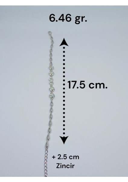 925 Ayar Gümüş Sonsuzluk Işareti ve Zirkon Taşlı Çiçek Motifli Kadın Bileklik modelleri