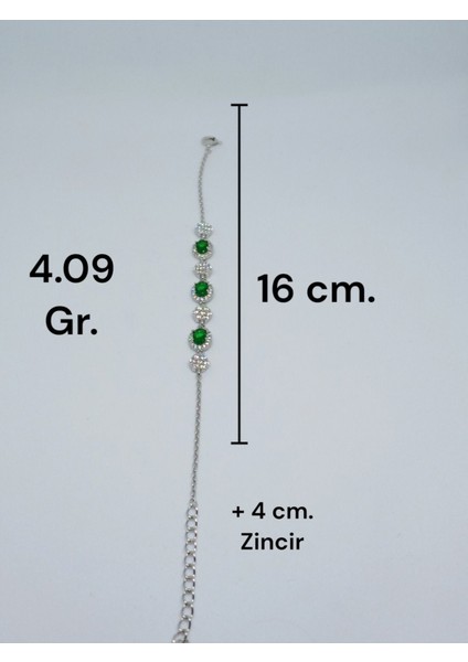 925 Ayar Gümüş Çiçekli Renkli Taşlı Kadın Bileklik – Zarif ve Şık Tasarım fiyatları