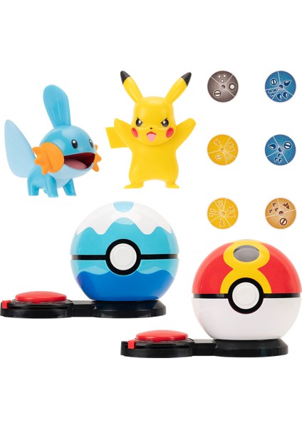 Sürpriz Atak Oyun Seti S4 - Pikachu ve Mudkip PKW3652
