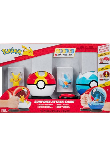 Sürpriz Atak Oyun Seti S4 - Pikachu ve Mudkip PKW3652 fırsatları