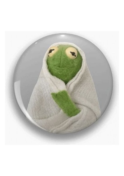 Kermit The From Kurbağa Rozet Metal