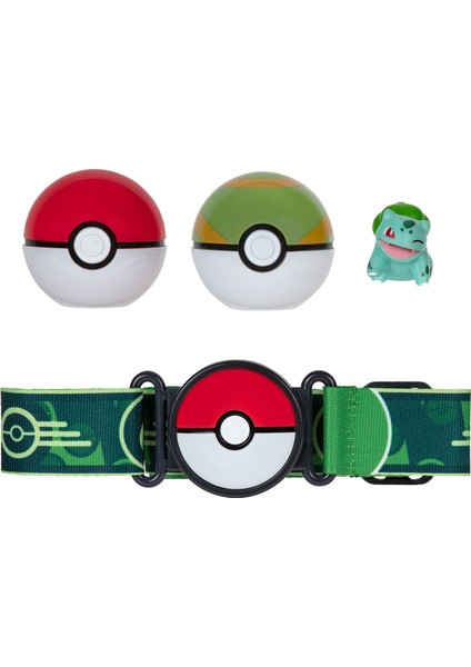 Clip 'n' Go Pokeball Kemer ve Figür Seti PKW3160