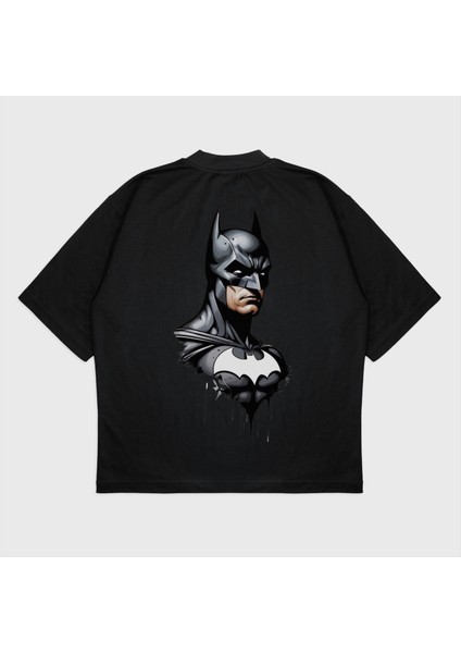Oversize 'batman' Baskılı T-Shırt