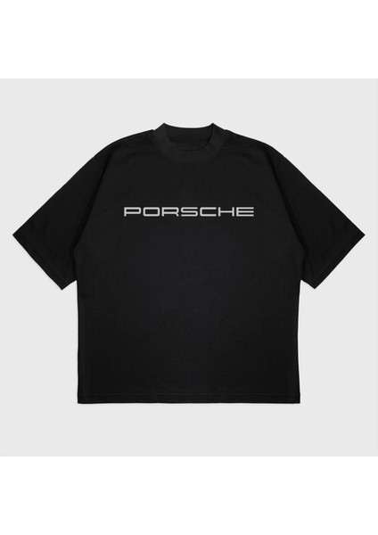 Oversize 'porsche' T-Shırt