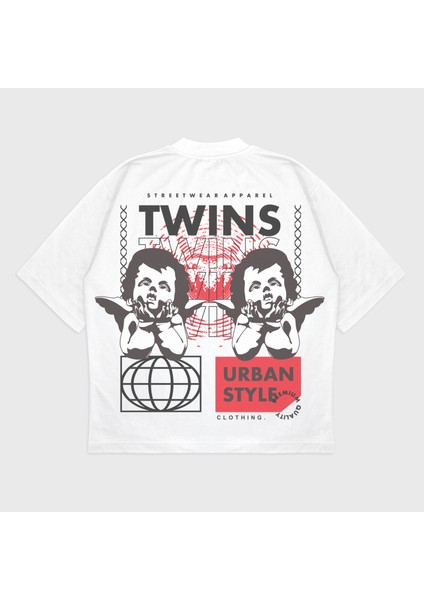 Oversize 'twıns' T-Shırt modelleri