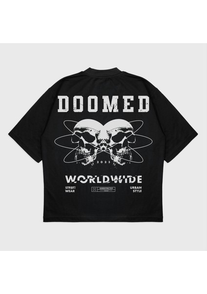 Oversize 'doomed' T-Shırt