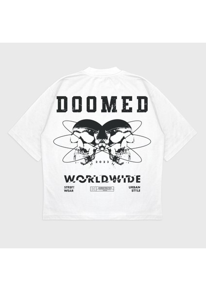 Oversize 'doomed' T-Shırt modelleri