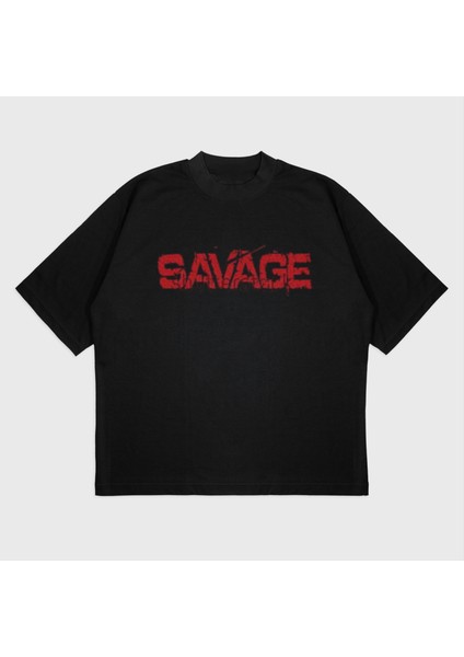 Oversize 'savage' T-Shırt fiyatları