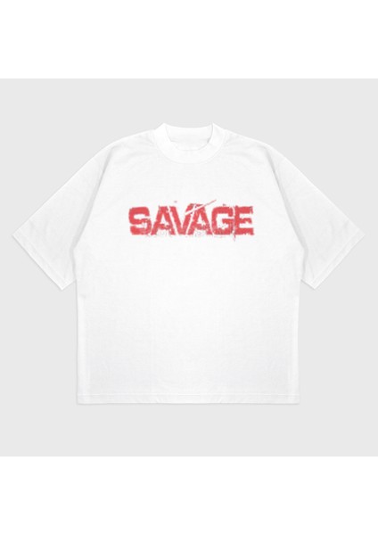 Oversize 'savage' T-Shırt fırsatları