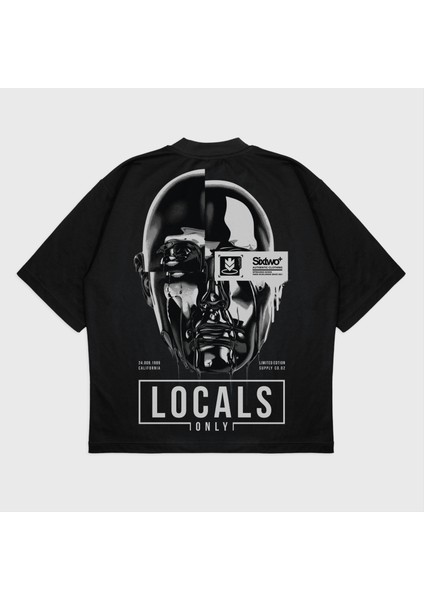 Oversize 'locals' T-Shırt