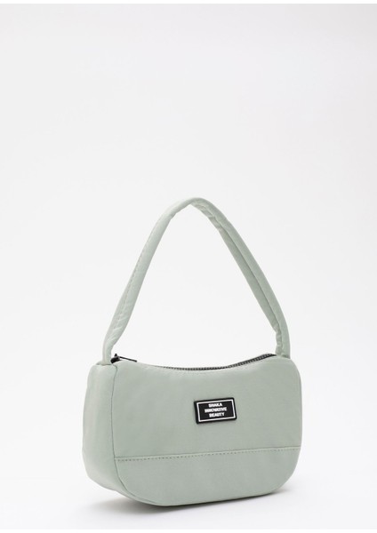 Yeşil U11 Kanvas Kumaş, Tek Bölmeli ,Fermuarlı, Askılı Baget Model El, Kol Ve Omuz Çantası fırsatları