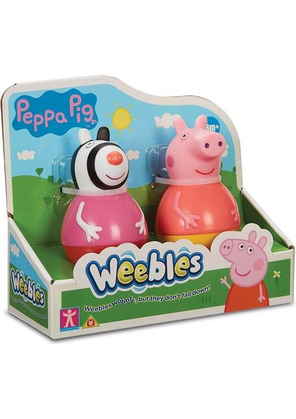 Weebles Peppa Pig 2'li Paket - Peppa Pig ve Zoe Zebra