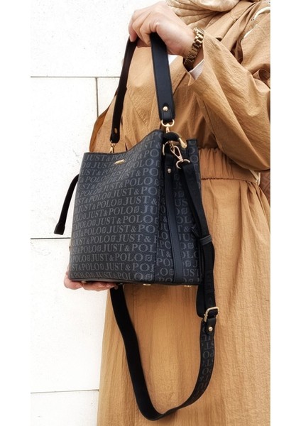 Kadın Iki Askılı Ayarlanabilir Uzun Askı 5 Bölmeli Çanta Tm1179