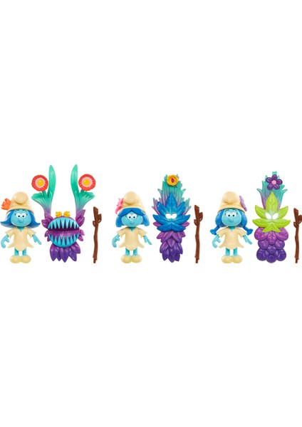 Kayıp Köy Smurfstorm 3'lü Figür Set Model 2
