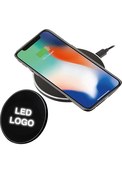 Ethereal Charge: LED Işıklı Kablosuz Şarj Aleti