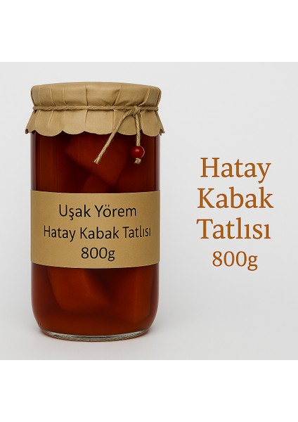 Çıtır Kabak Tatlısı 800G Uşak Yörem