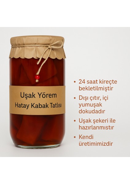 Çıtır Kabak Tatlısı 800G Uşak Yörem