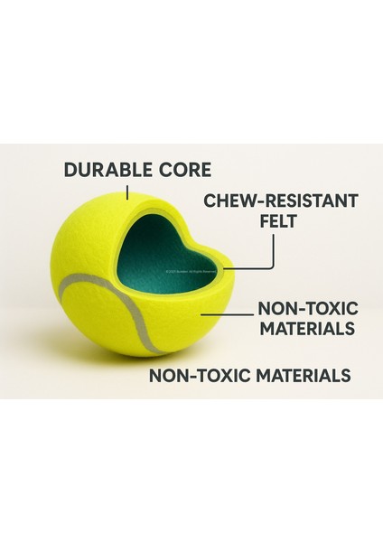 2'li Köpek Tenis Topu – 7.5 cm Orta Boy, Dayanıklı, Diş Dostu, Eğitim ve Oyun Oyuncağı indirimleri