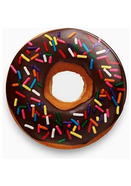 Sprinkles Donut Şeklinde Sarkastik Stil Rozet