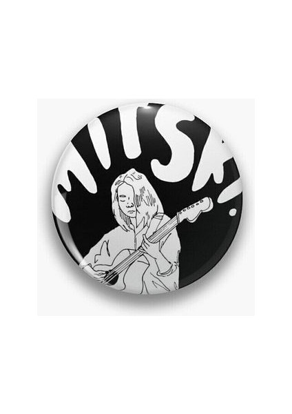 Mitski Özel Yazılı Y2K Stil Rozet