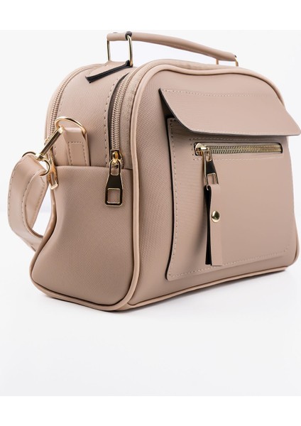 Kadın Vizon Lacost Deri 3 Bölmeli Ayarlanabilir Askılı El Ve Omuz Çantası modelleri