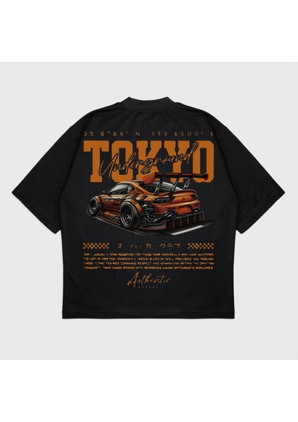 Oversize 'tokyo' Baskılı T-Shırt modelleri