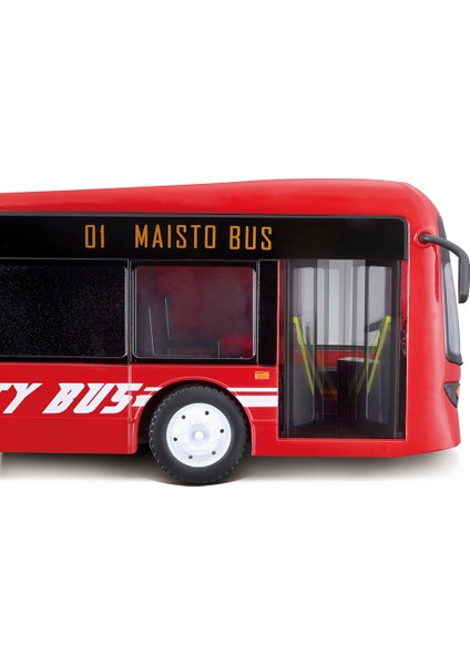 Maisto Kumandalı Şehir Otobüsü Kırmızı