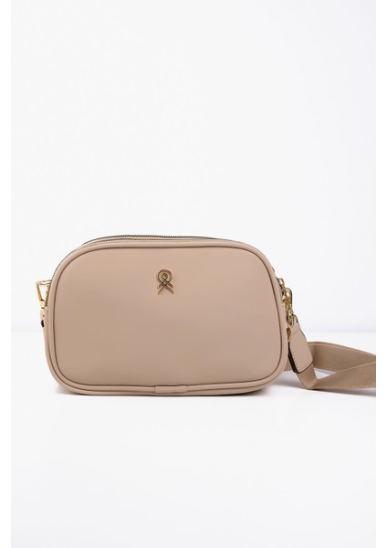 Vizon Kadın 3 Bölmeli Buzy Saten Deri Ayarlanabilir Kolon Askılı Günlük Omuz Çantası indirimleri