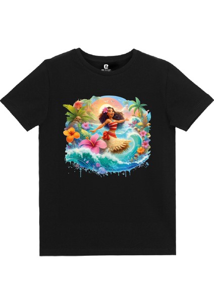 Moana Baskılı Çocuk Tshirt