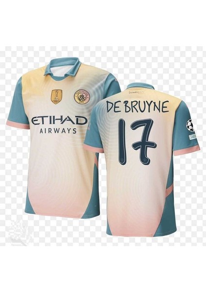 M.a.n.c.h.e.s.t.e.r City 2024/25 Yeni Sezon Kevın De Bruyne Alternatif Forması (Kremmavi)