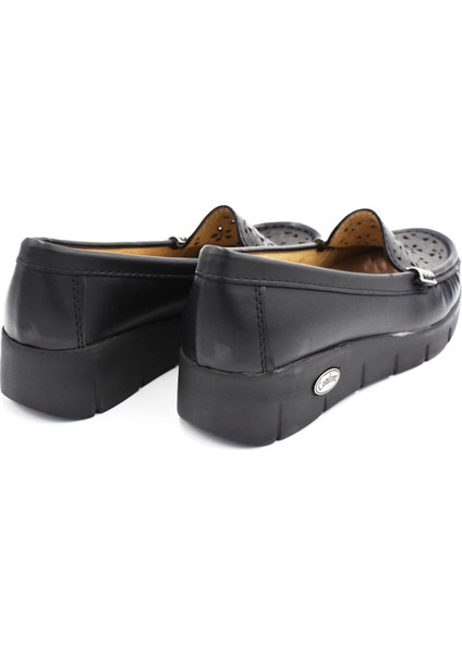 (Oc Shoes) Poli Hafif Taban Günlük Kadın Ayakkabı Siyah