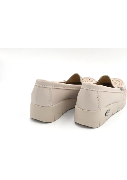(Oc Shoes) Poli Hafif Taban Günlük Kadın Ayakkabı Bej
