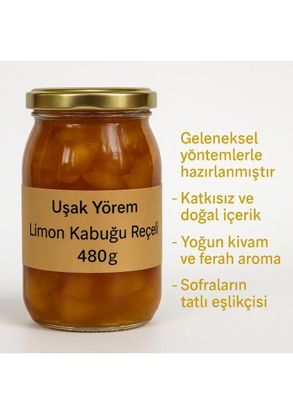 Limon Kabuğu Reçeli 480 gr fiyatları