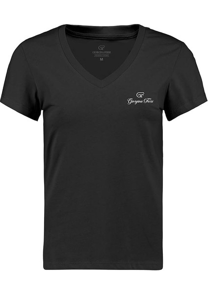 Premium Kadın Ess Logo V Yaka Tee T-Shirt Irina fırsatları