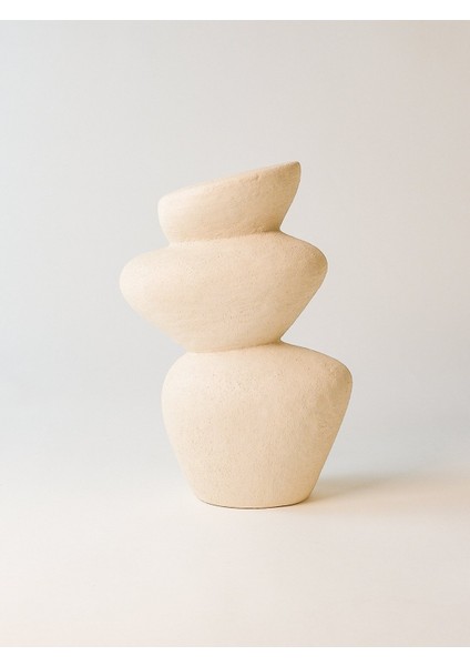 Varnis Dokulu Vazo (23 x 8 cm )